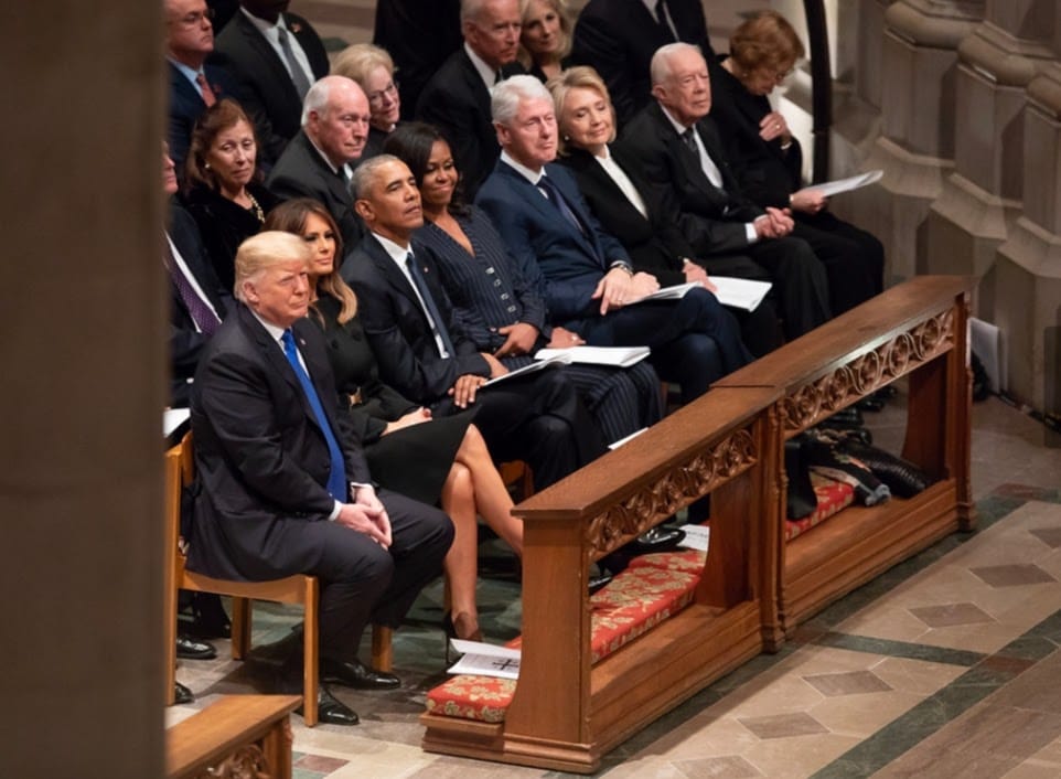 What were Obama and Trump talking about at former President Carter’s funeral? A forensic lip reader describes what was said.