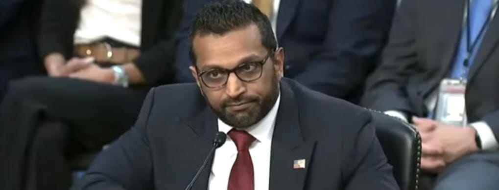 Watch. Kash Patel and Senator Blackburn discuss human trafficking and Epstein