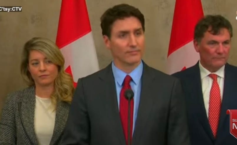 Trudeau Live: In response to the new tariffs being announced for Canada.