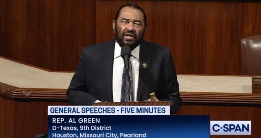Al Green (D-TX): “The movement to impeach the president (Trump) has begun.”