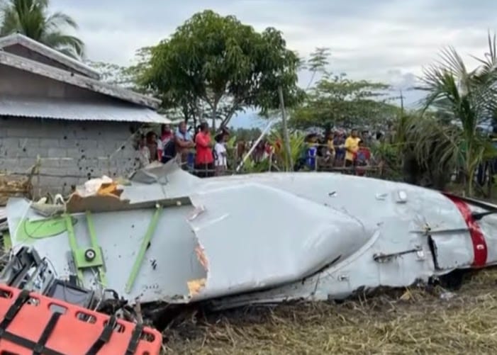 Plane crash in the Philippines; U.S military and defence contractors aboard