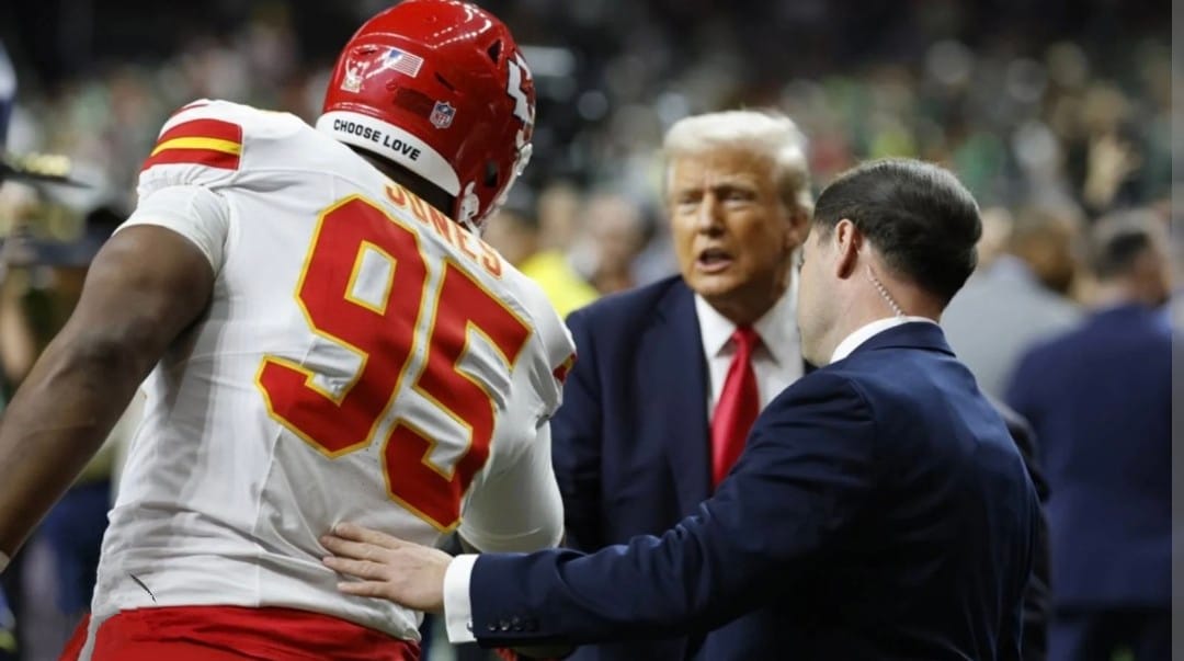 What did Travis Kelce have to say about Trump attending the game? First Sitting President to Attend a Super Bowl