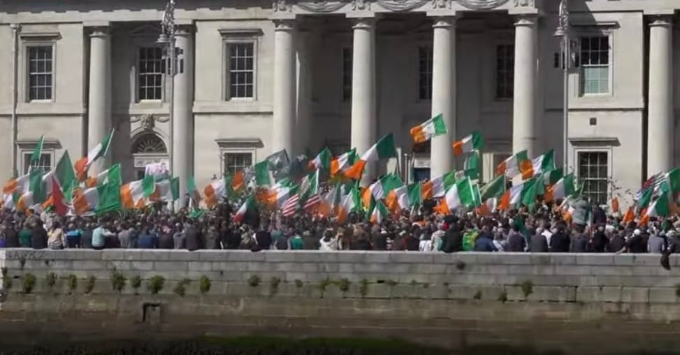 Rising Voices: Dublin, Ireland-Protests Highlight Concerns Over Immigration Policies