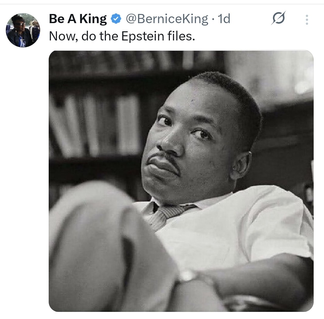 Unsealed MLK Assassination Files: Now Daughter of MLK Jr. Urges Release of Epstein Files