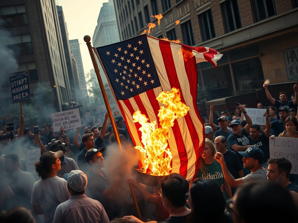 Trump’s Executive Order on Prosecuting American Flag Burning: The Debate.